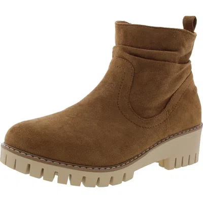 Very G Dashing Womens Slouchy Manmade Booties In Multi
