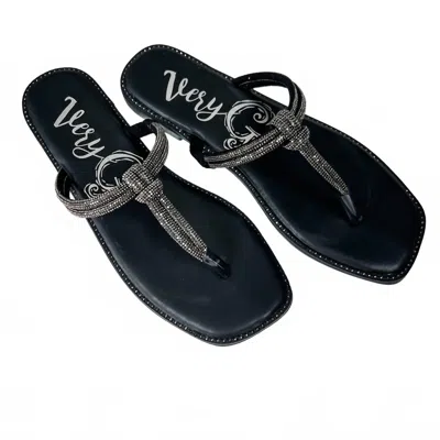 Very G Fifi Blingy Flats In Black
