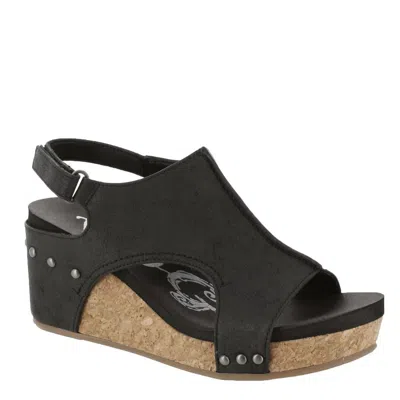 Very G Isabella Women's Wedge Sandal In Black
