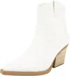 Very G Kady Pearl Rhinestone Booties In White In White