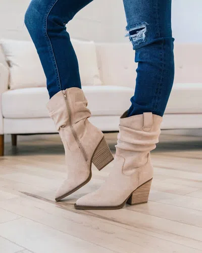 Very G Morocco Bootie In Light Taupe In Multi