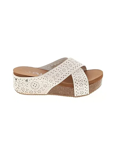 Pre-owned Very G Wedges In Ivory