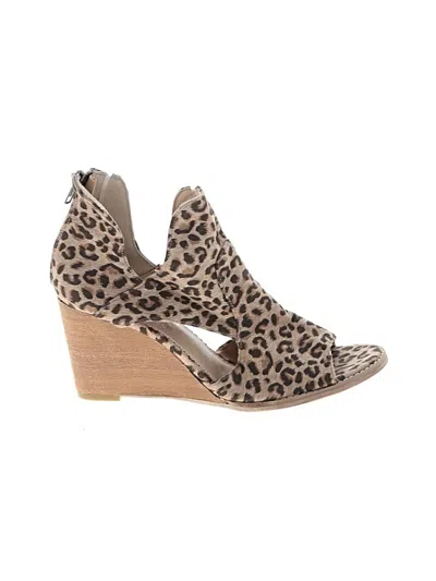 Pre-owned Very G Wedges In Tan