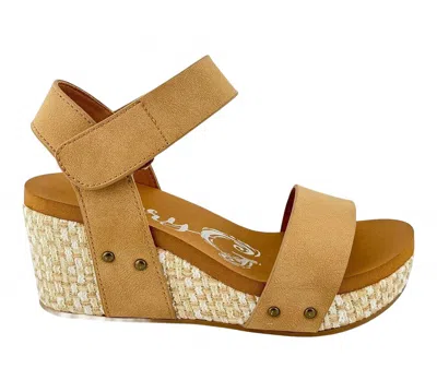 Very G Women's Abby Wedge Sandals In Tan In Brown