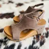 Very G Women's Afternoon In Florence Wedges In Brown In Brown
