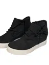 Very G Women's Angela Wedge Bootie In Black In Black