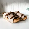 Very G Women's Bellevue Wedge Sandals In Nude In Brown