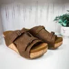 Very G Women's Bellevue Wedge Sandals In Tan In Brown