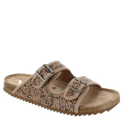 Very G Women's Berry 4 Sandals In Light Tan In Multi