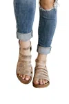 Very G Women's Commodus Gladiator Sandals In Cream In White