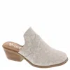Very G Women's Crown Mules In White In White