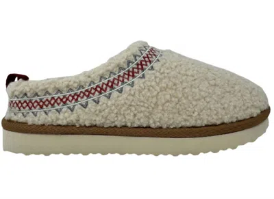 Very G Women's Cuddle Slippers In Cream/natural In Multi