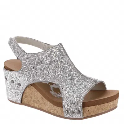 Very G Women's Culver Wedge Sandals In Silver