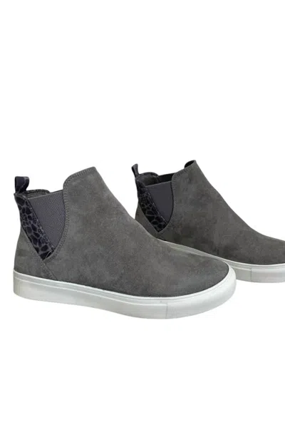 Very G Women's Demba Sneaker Bootie In Grey In Gray