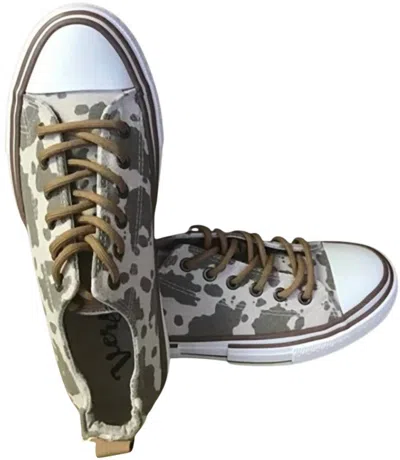 Very G Women's Driana 3 Casual Sneaker In Tan Cow In Multi