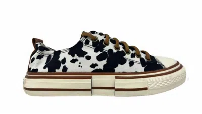 Very G Women's Driana 3 Sneakers In Cow Print In Multi