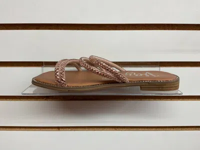 Very G Women Elandra Dress Sandal In Rose Gold In Multi