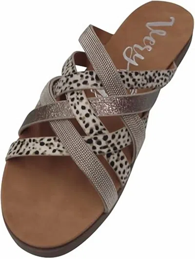 Very G Women's Giselle Sandals In Cream In Brown