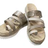 Very G Women's Groove Sandals In Cream In White