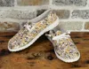 Very G Women's Gypsy Jazz Dahlia Sneakers In White Yellow In Multi