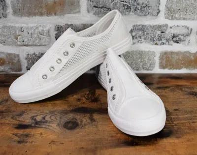 Very G Women's Gypsy Jazz Mesh It Fashion Sneakers In White