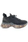 Very G Women's Hella Rhinestone Sneakers In Black In Black