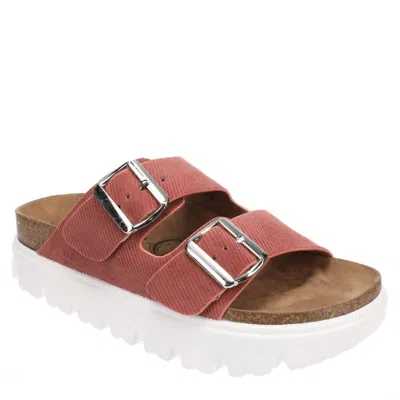 Very G Women's Jazmin Platform Sandals In Red In Pink