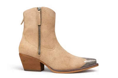 Very G Women's Jimi Booties In Nude In Brown