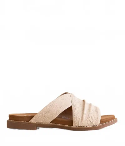 Very G Women's Jolene Tooled Sandals In Cream In White
