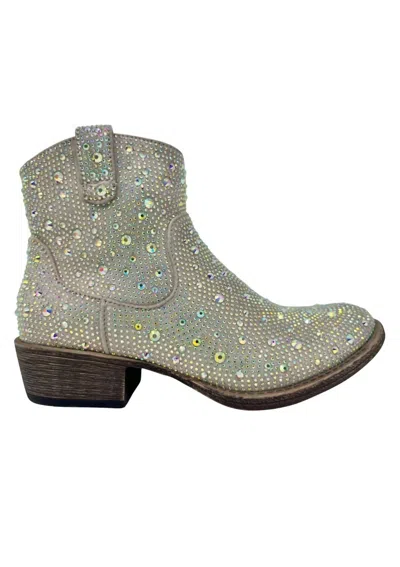 Very G Women's Kady Low Boots In Cream In Multi