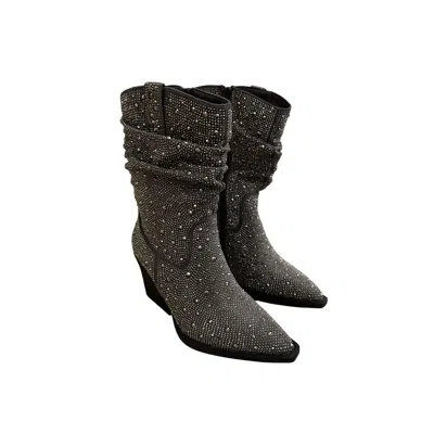 Very G Women Kady Slouch Boot In Grey In Gray