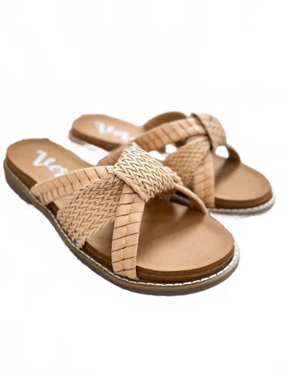 Very G Women's Kinsley Sandal In Nude In Brown