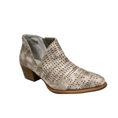 Very G Women's Laserette Bootie In Cream In Brown