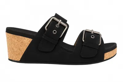 Very G Women's Laurie Wedge Sandal In Black
