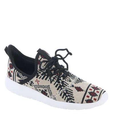 Very G Women's Lupe Aztec Sneakers In Cream/black In Multi