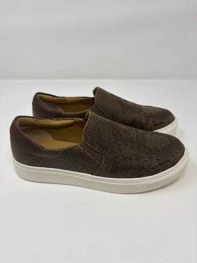 Very G Women's Marian Slip On Shoes In Chocolate In Gold