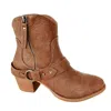 Very G Women's Merlot Low Boot In Tan In Multi