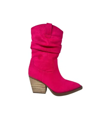 Very G Women's Morocco Slouch Boot In Pink