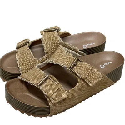 Very G Women's Robyn Sandals In Light Tan In Beige