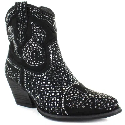 Very G Women's Show Stopper Bling Boot In Black