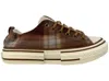 VERY G WOMEN'S "SOLI" PLAID SHOE IN BROWN
