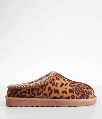 Very G Women's Sparks Leopard Slipper Shoes In Brown In Animal Print
