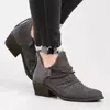 Very G Women's Spartan 2 Ankle Zip Booties In Grey In Grey