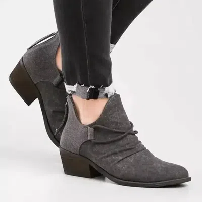 Very G Women's Spartan 2 Ankle Zip Booties In Grey