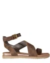 Very G Women's Steffy Strappy Sandals In Tan Brown In Multi