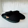 Very G Women's Sweater Platform Slipper In Black In Black