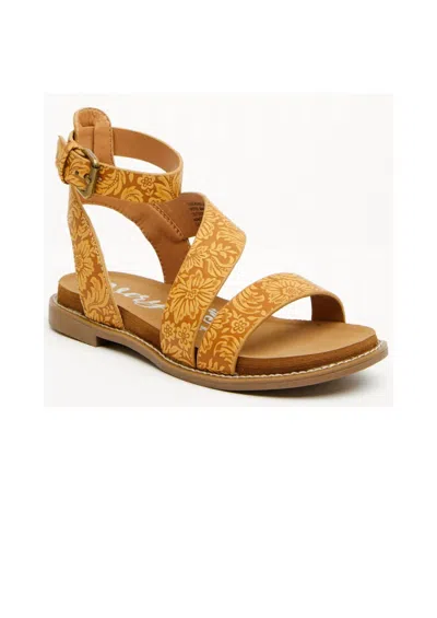 Very G Women's Sylvie Tooled Sandals In Brown