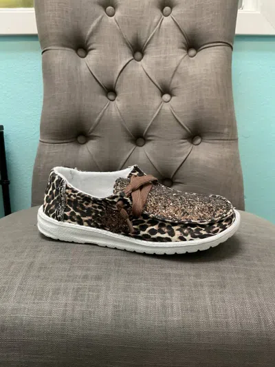 Very G Women Tinker Boat Shoes In Tan Leopard In Multi