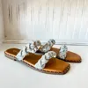 Very G Women's Twisty Sandal In Cream In Multi