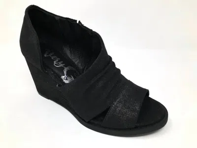 Very G Women's Wrap Wedges In Black